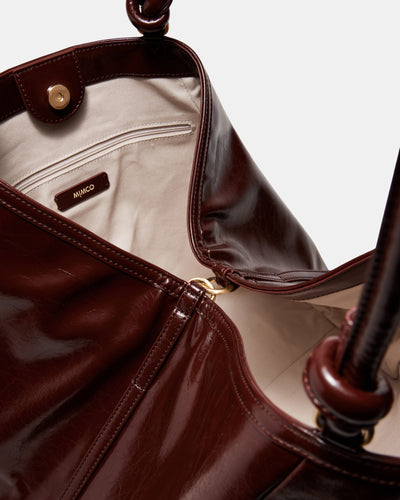 Yasmine Tote Bag - Bitter Chocolate