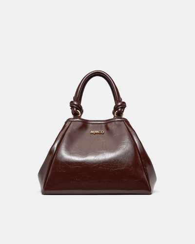Yasmine Mini Tote Bag - Bitter Chocolate