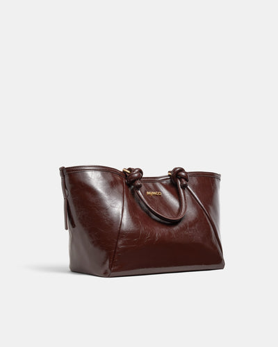 Yasmine Mini Tote Bag - Bitter Chocolate