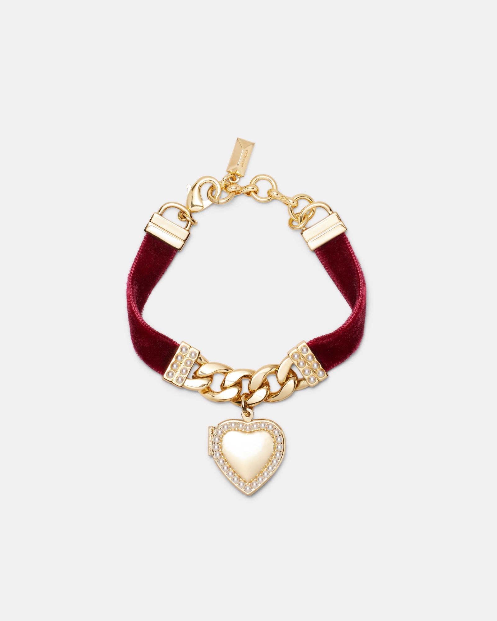 Enchanted Heart Bracelet - Claret