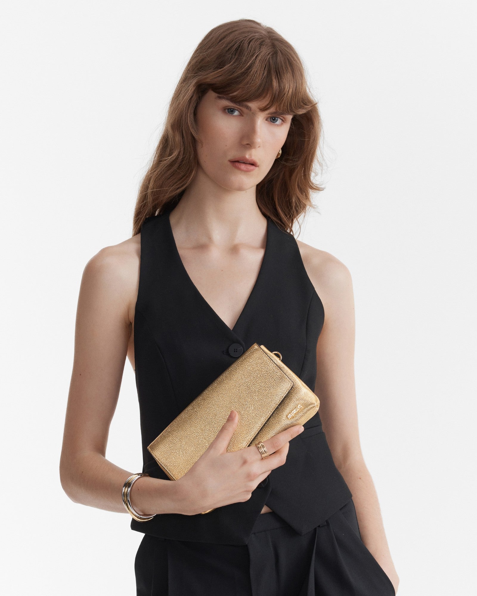 Drift Crossbody Bag - Light Gold