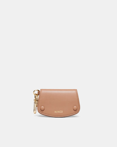 Giselle Card Holder Bag Charm - Fawn