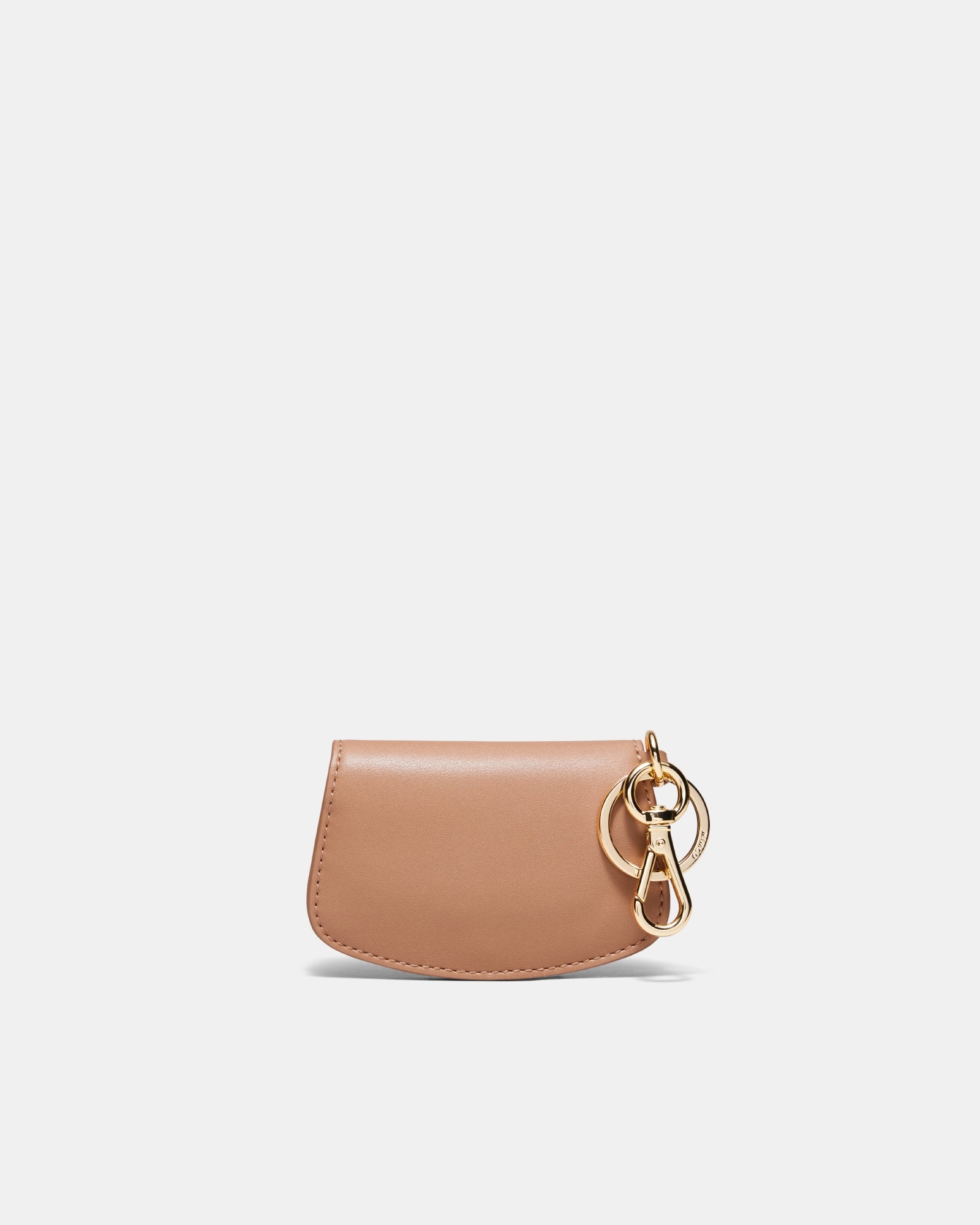 Giselle Card Holder Bag Charm - Fawn