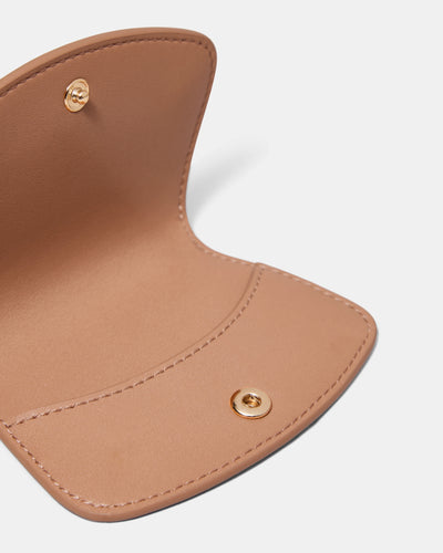 Giselle Card Holder Bag Charm - Fawn
