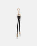 The Knot Keyring - Black Light Gold