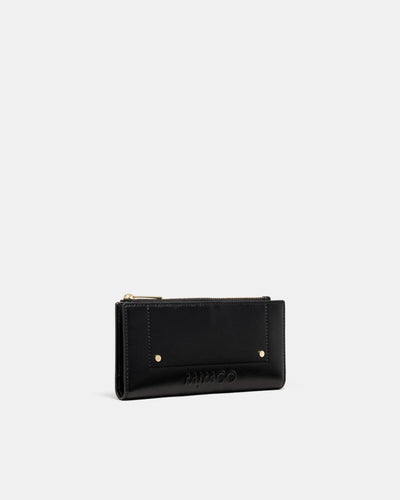Cremorne Large Wallet - Black Light Gold