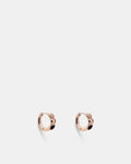 All Heart Huggie Earrings - Black