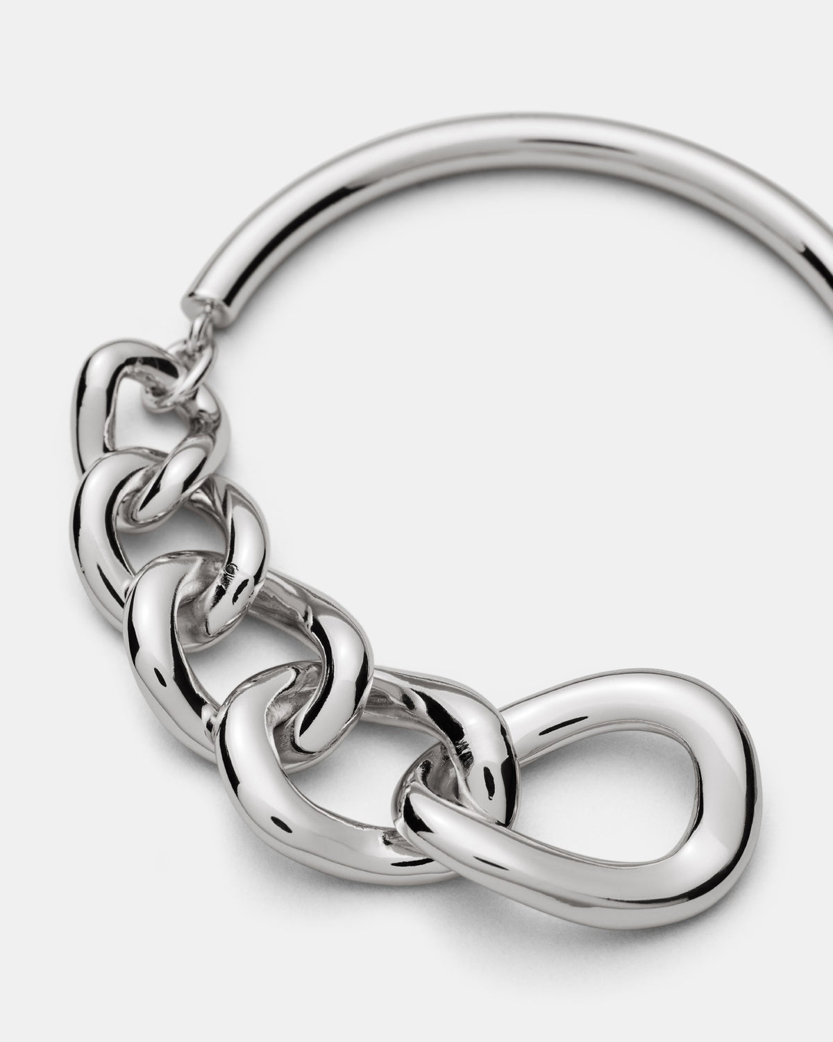 Link Up Bangle - Silver