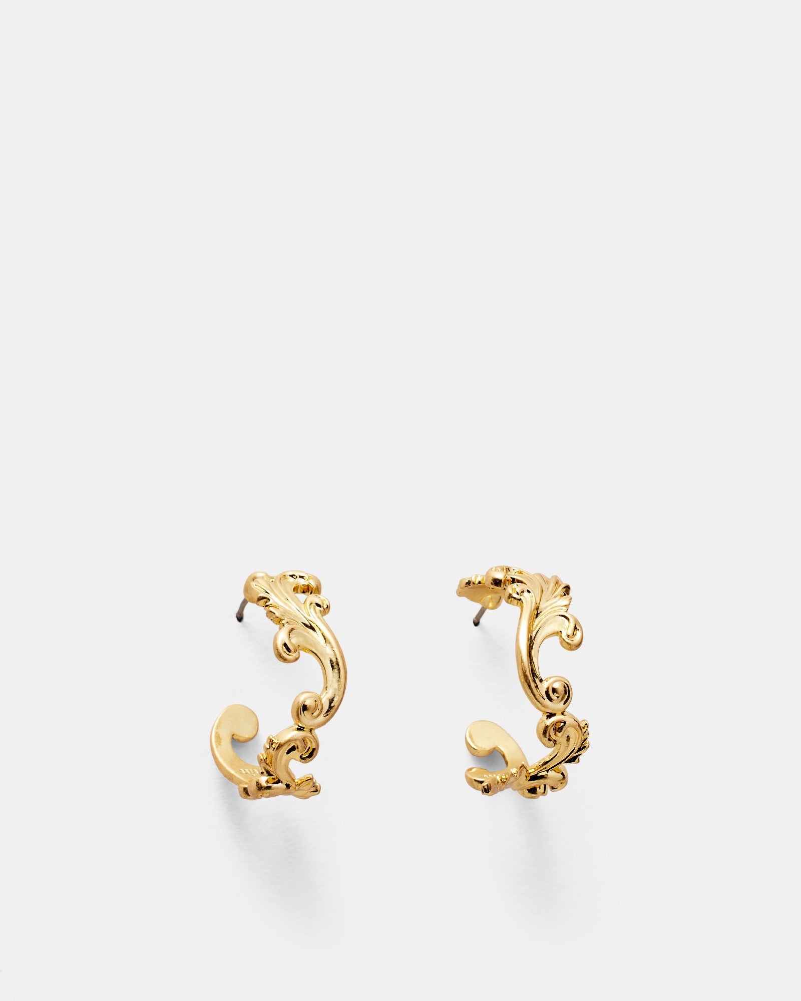 At The Ball Hoop Earrings - Gold