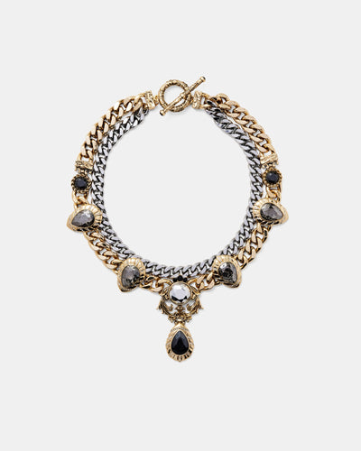 At The Ball Necklace - Gold Silver