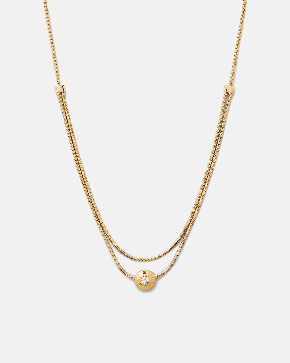 Enliven Toggle Necklace - Gold