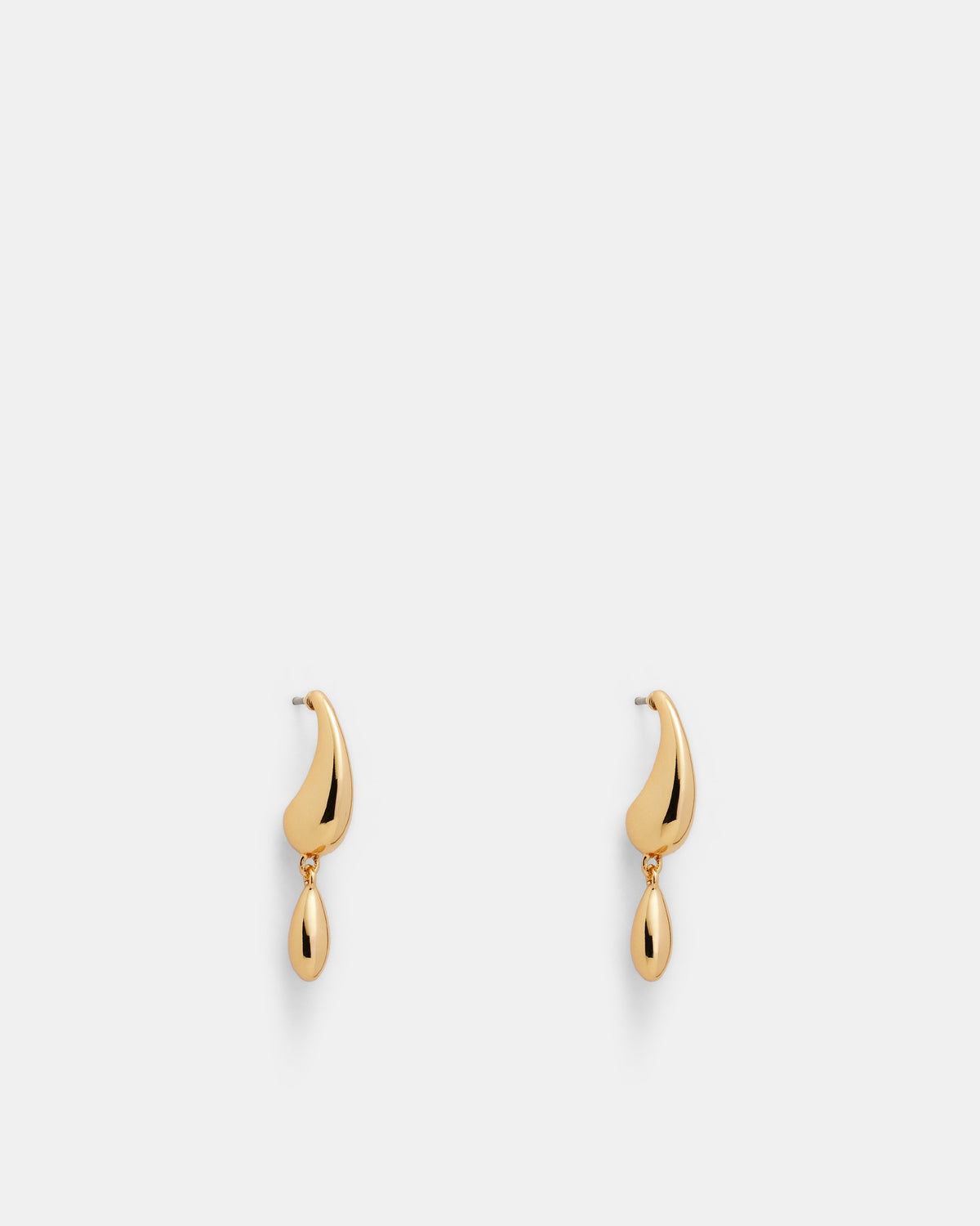 Teardrop Earrings - Gold