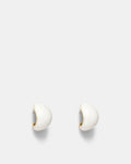 Amel Hoop Earrings - White