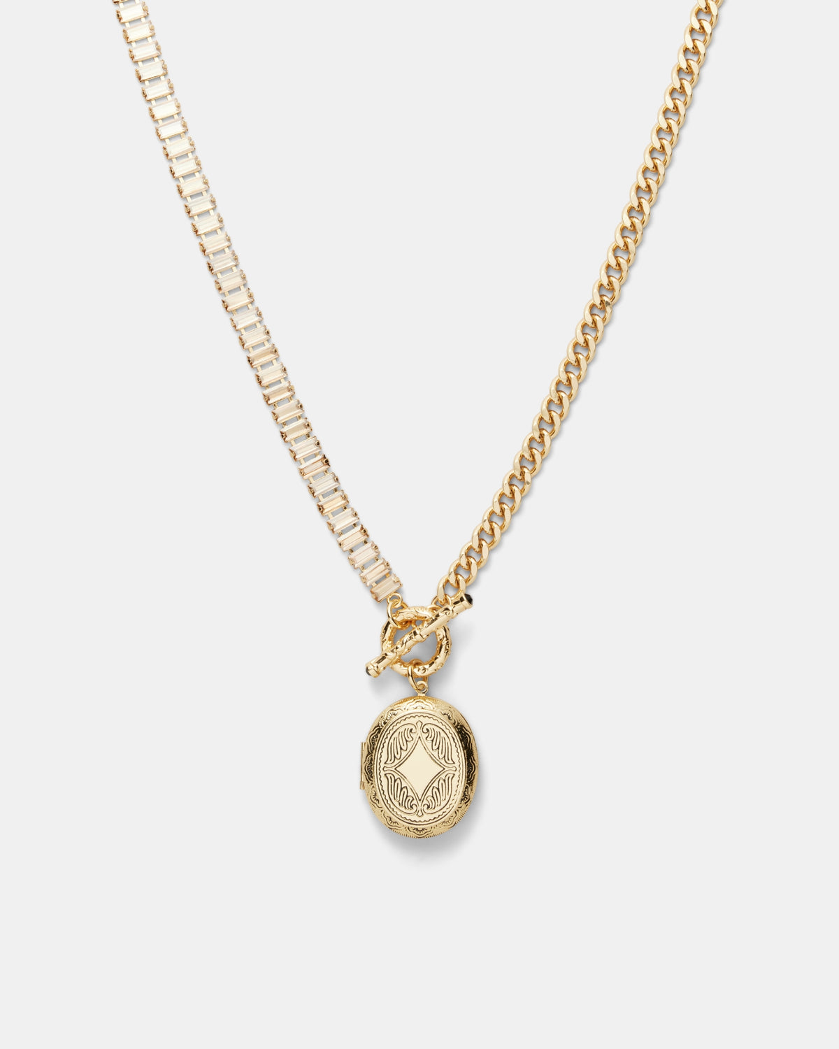 Keep A Secret Pendant Necklace - Gold