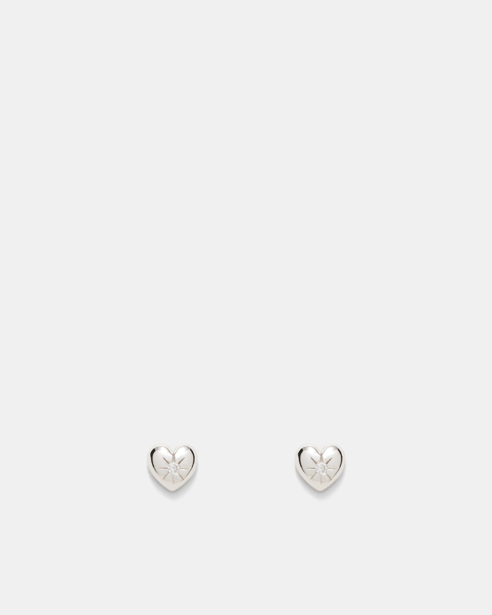 A Little Crush Stud Earrings - Silver