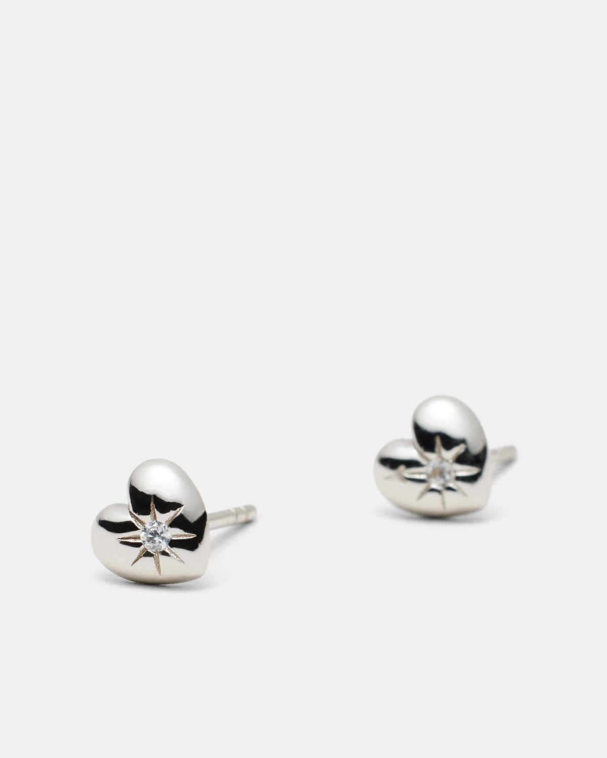 A Little Crush Stud Earrings - Silver