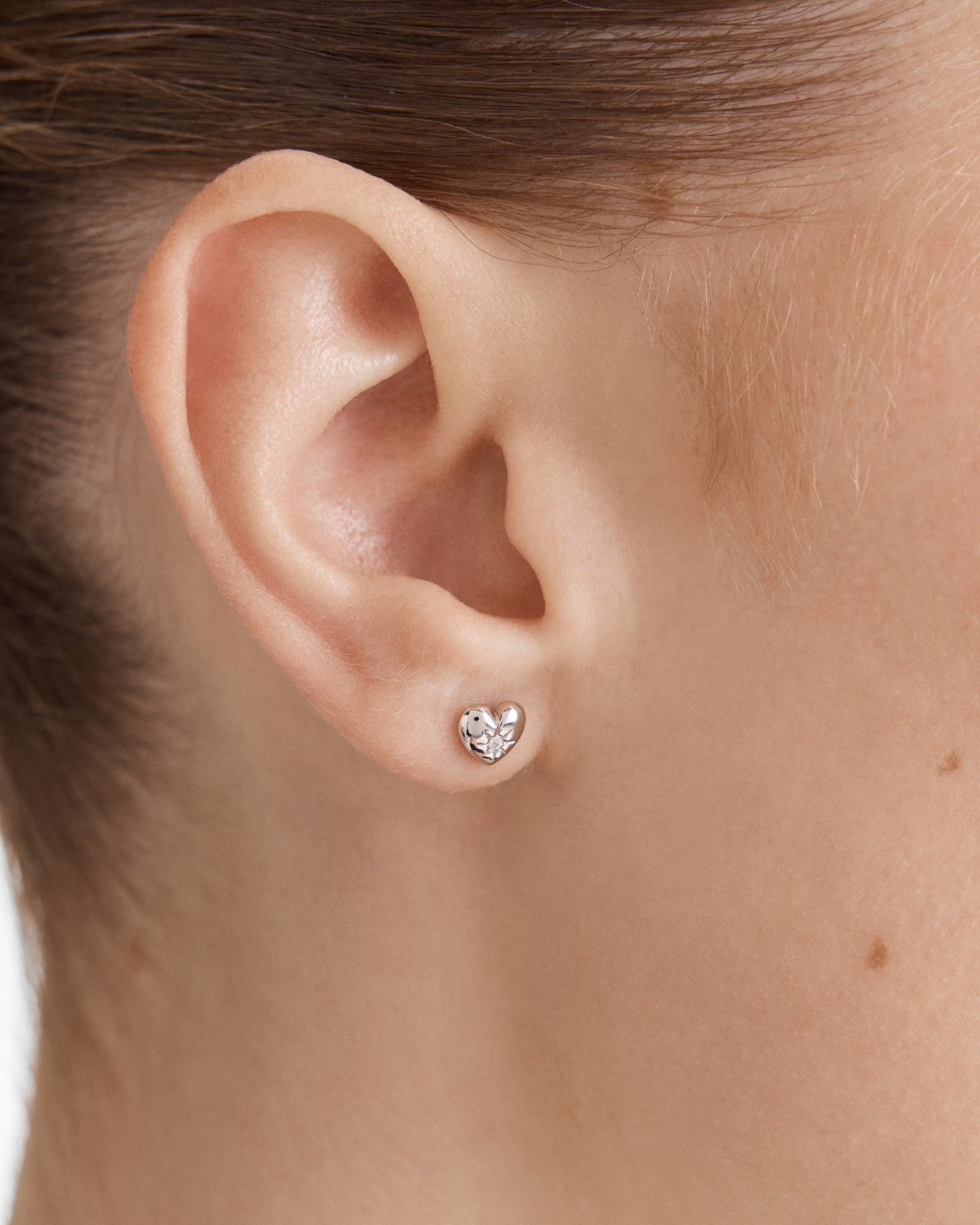 A Little Crush Stud Earrings - Silver