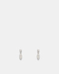 Faith Drop Earrings - Silver
