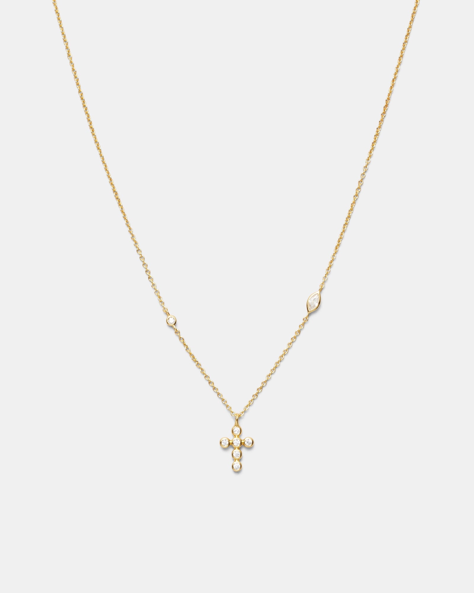 Faith Pendant Necklace - Gold
