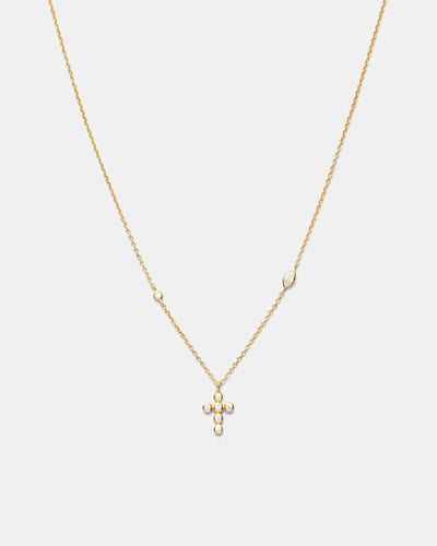 Faith Pendant Necklace - Gold