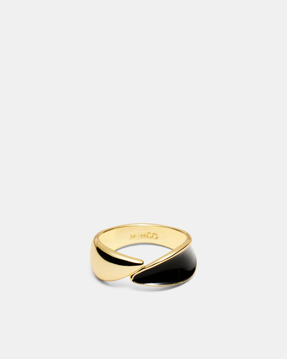 Scoop Ring - Black