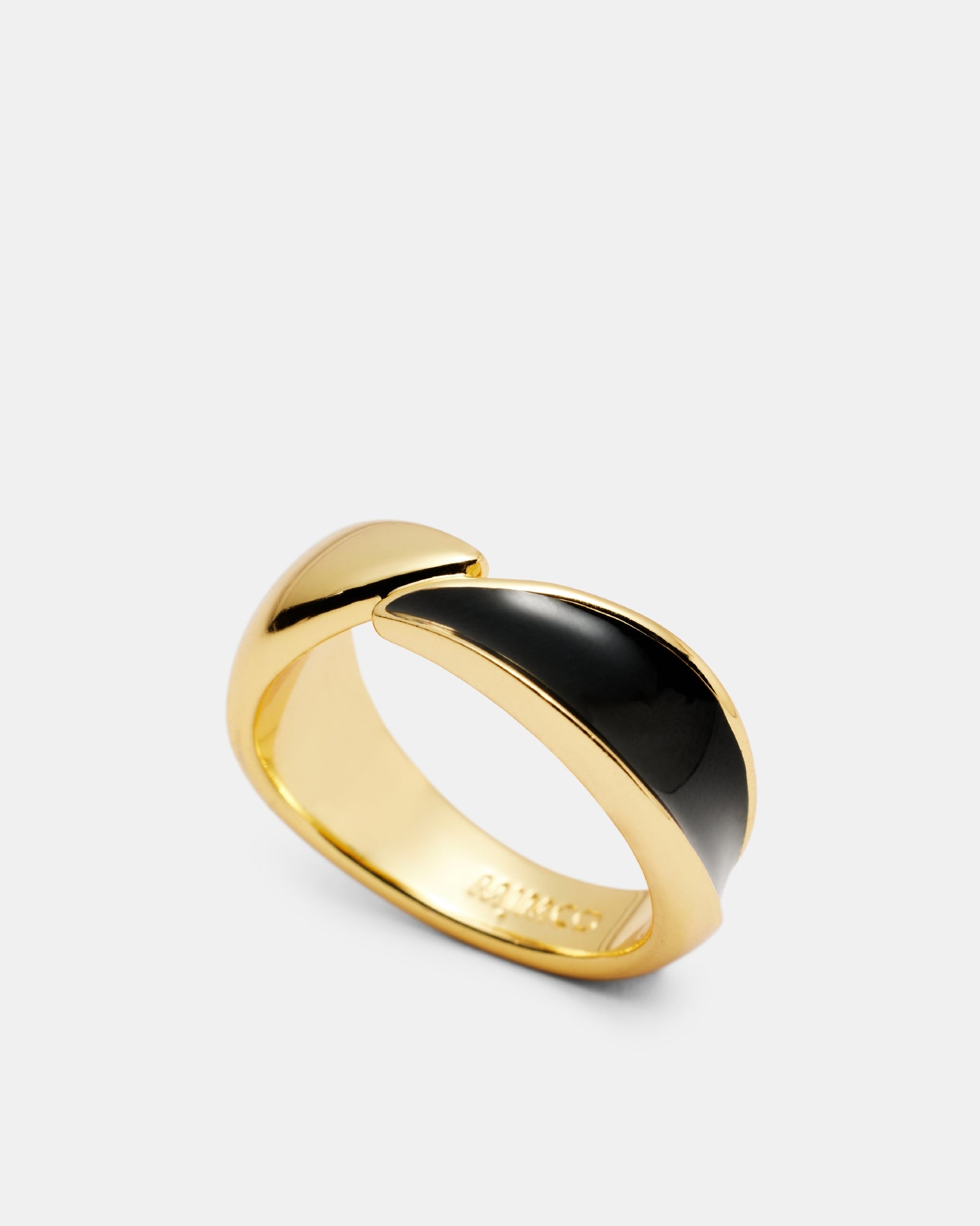 Scoop Ring - Black