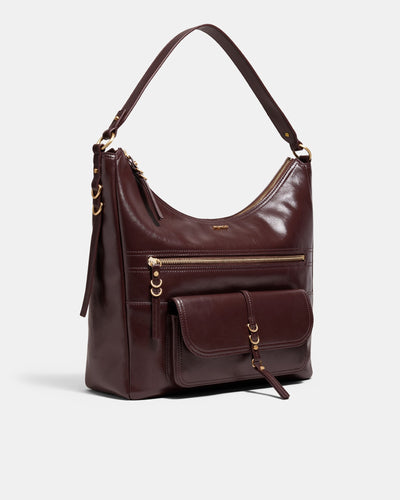 Silvie Hobo Bag - Brandy