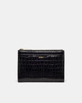 Yvette Gusset Pouch - Black