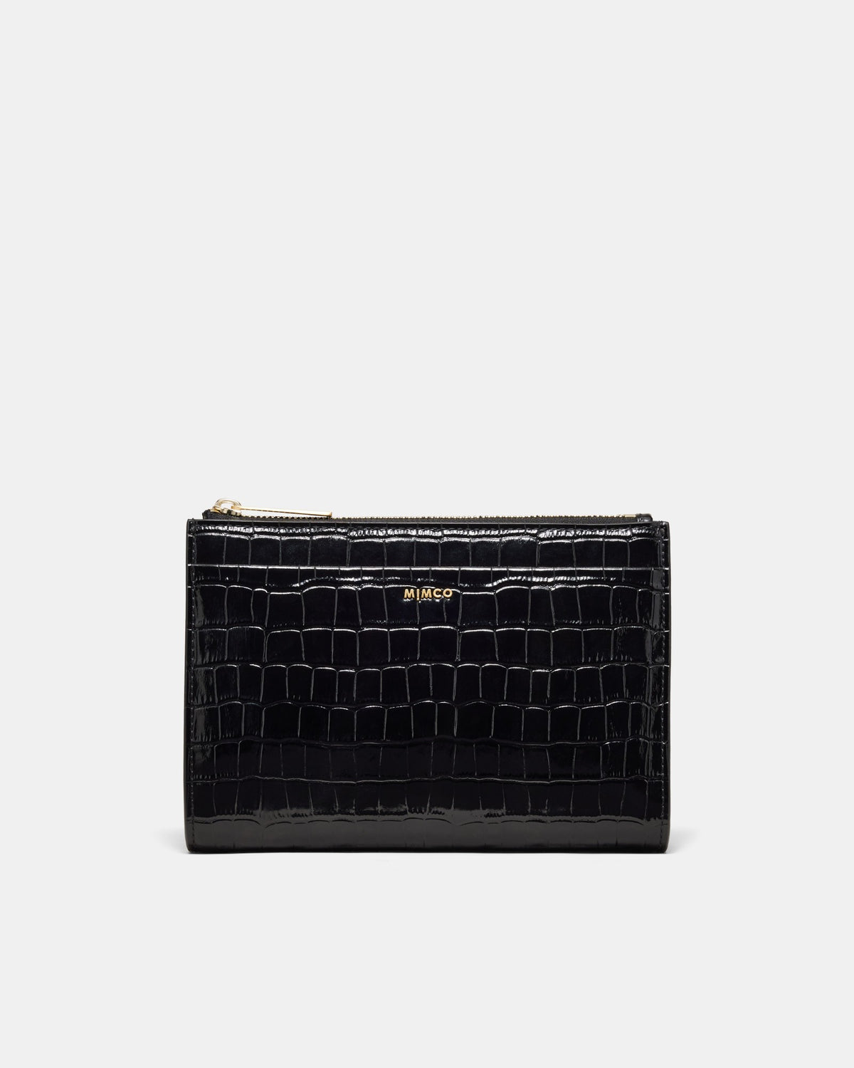 Yvette Gusset Pouch - Black
