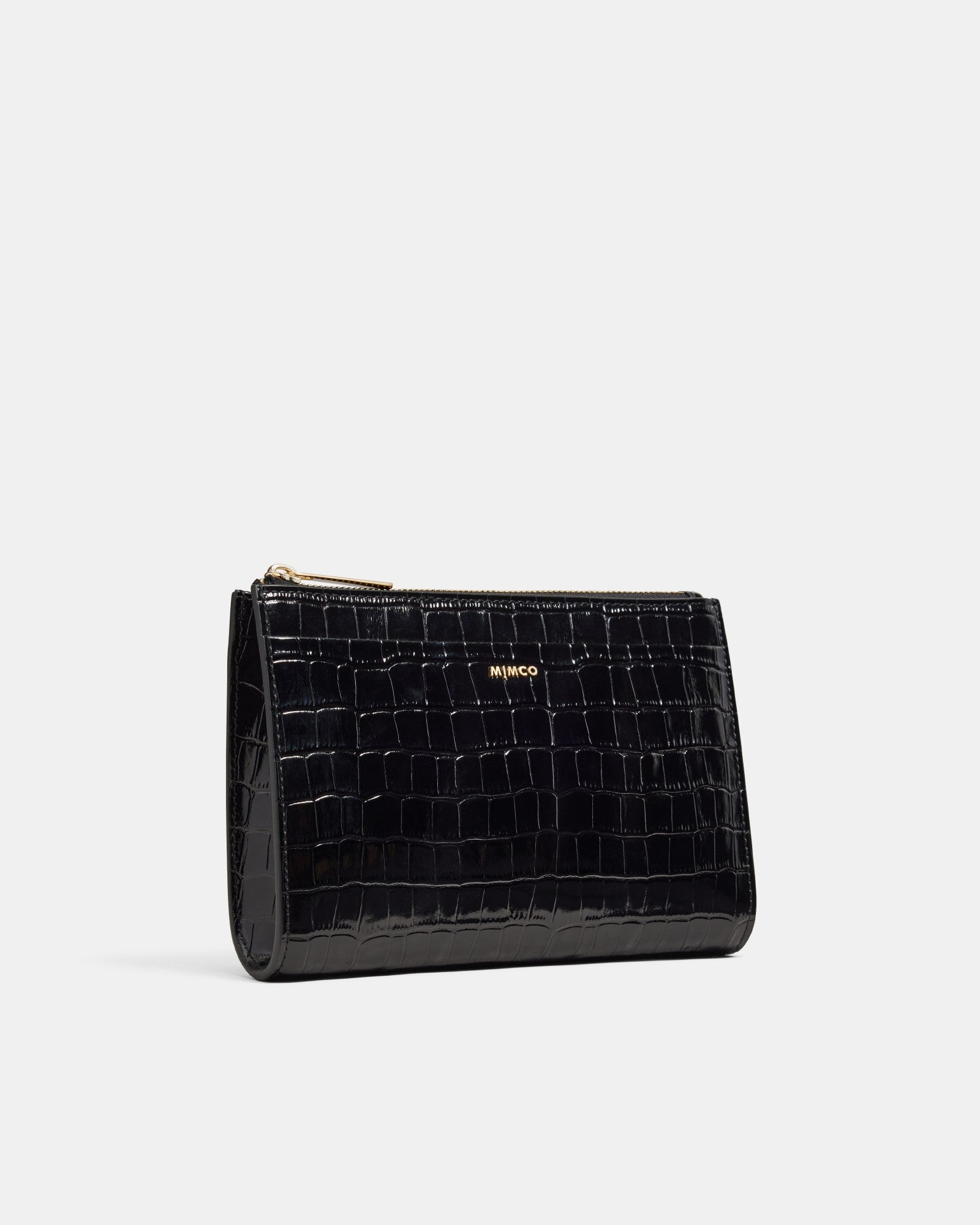 Yvette Gusset Pouch - Black