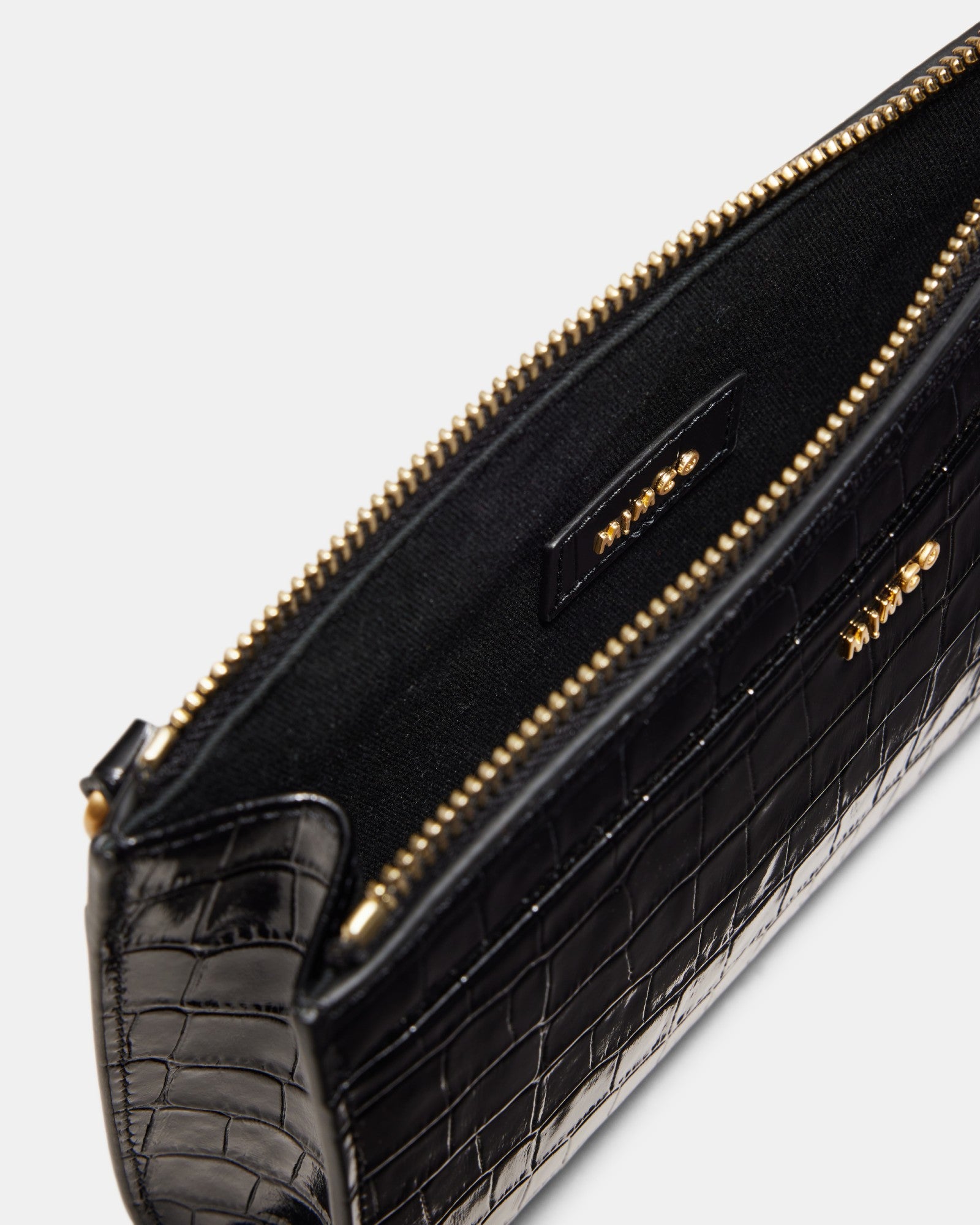 Yvette Gusset Pouch - Black
