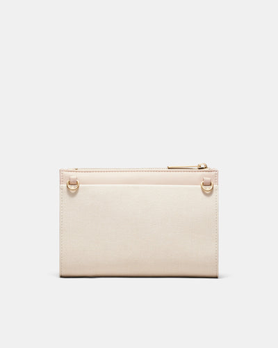 Yvette Gusset Pouch - Pearl