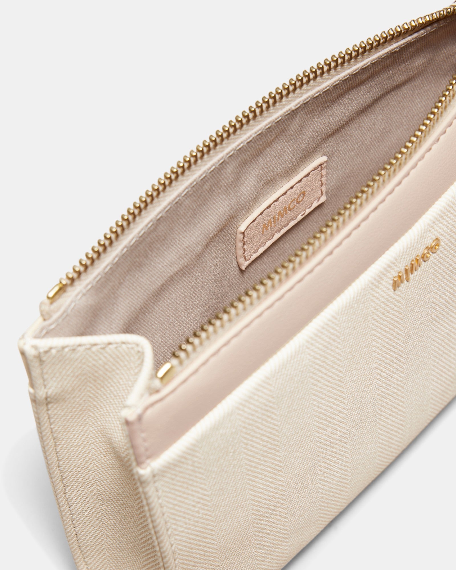 Yvette Gusset Pouch - Pearl