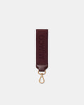 Stripe Webbing Wrist Strap - Cherry