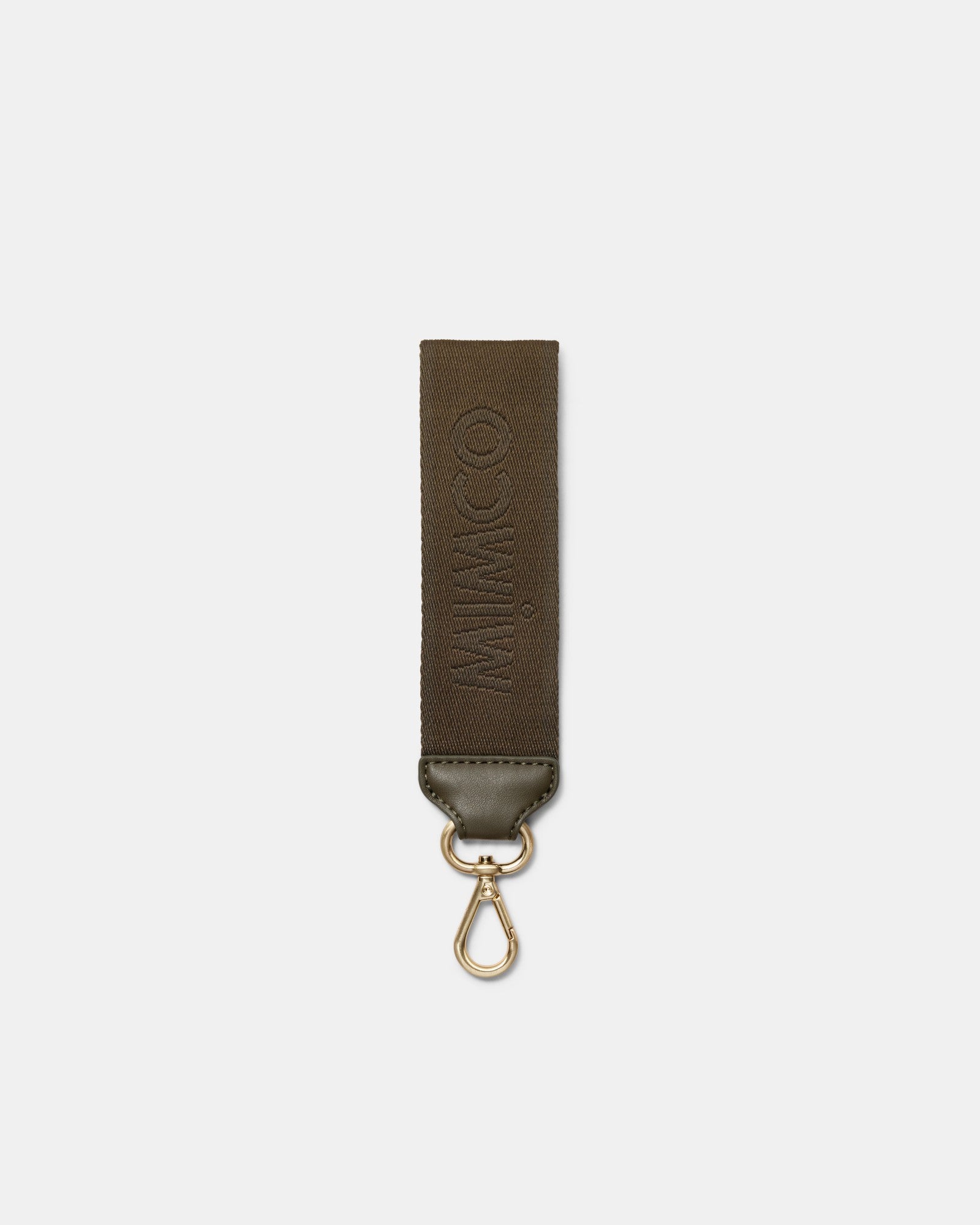 Stripe Webbing Wrist Strap - Dark Olive