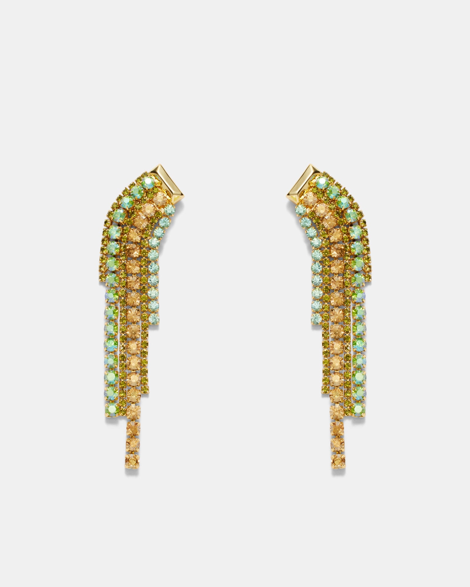 Cue The Lights Earrings - Eucalyptus
