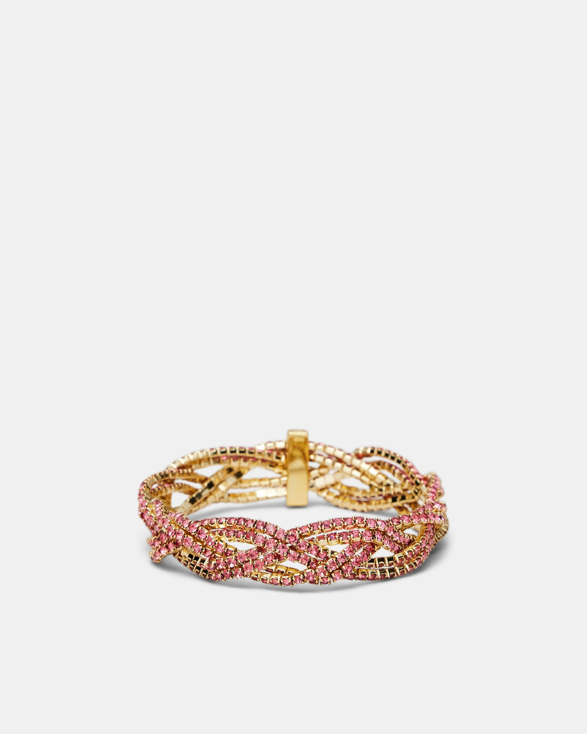 Shimmy Twist Bracelet - Pink