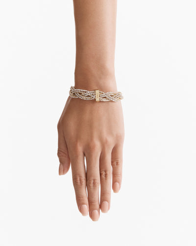 Shimmy Twist Bracelet - Gold