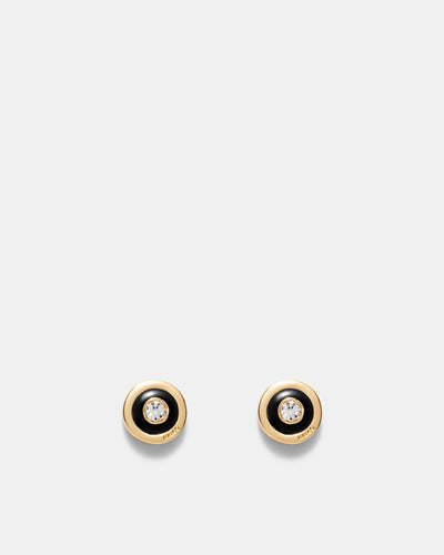 Charmed Stud Earrings - Black