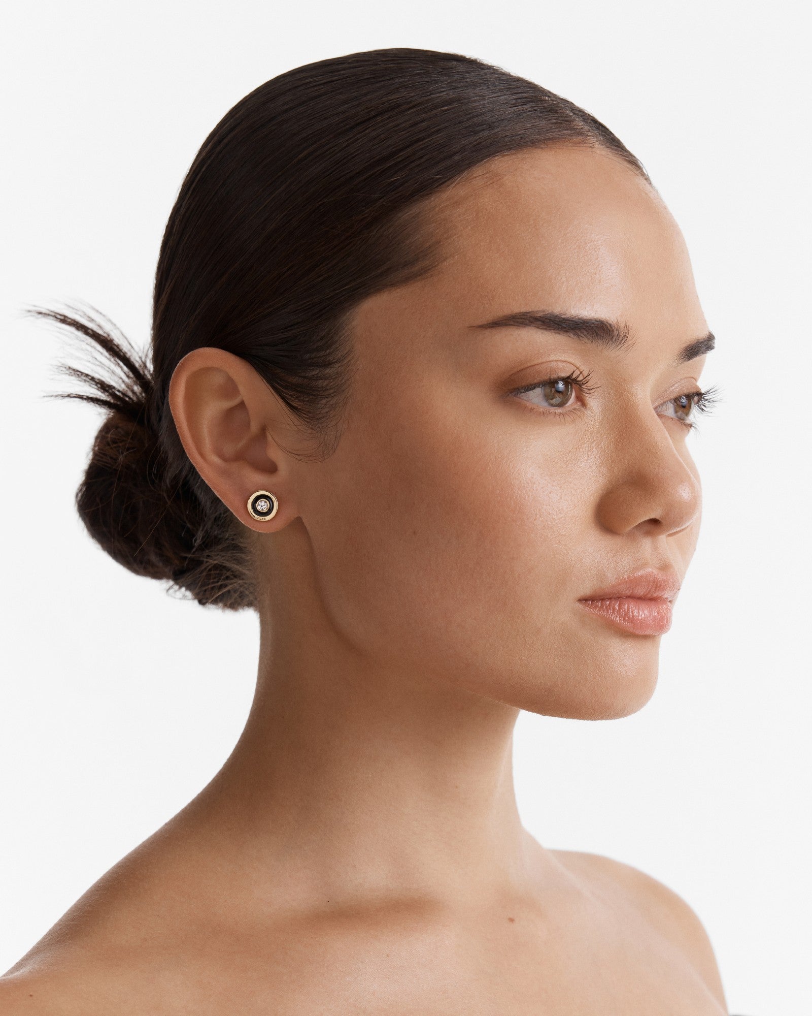 Charmed Stud Earrings - Black
