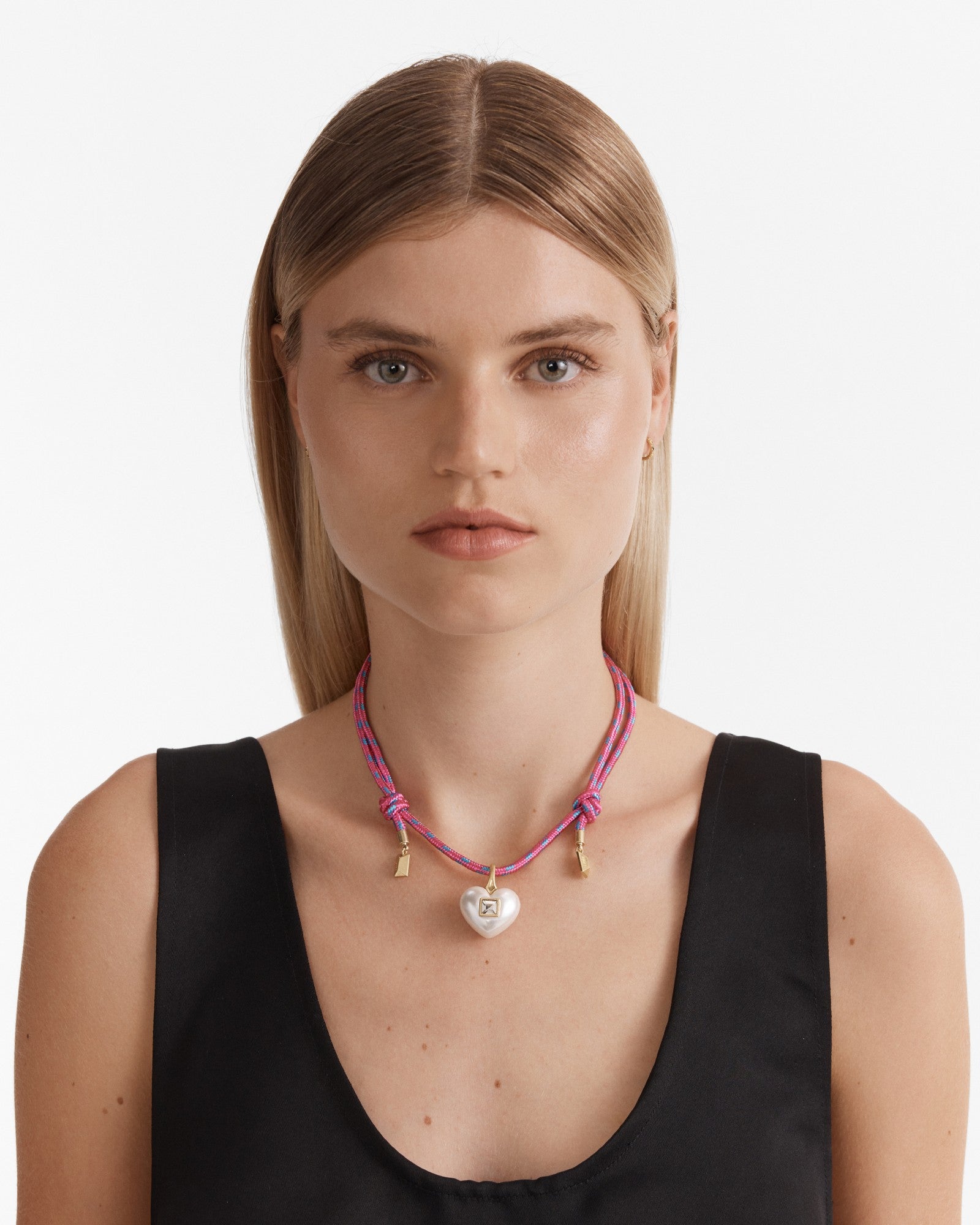 Devotion Heart Necklace - Pearl