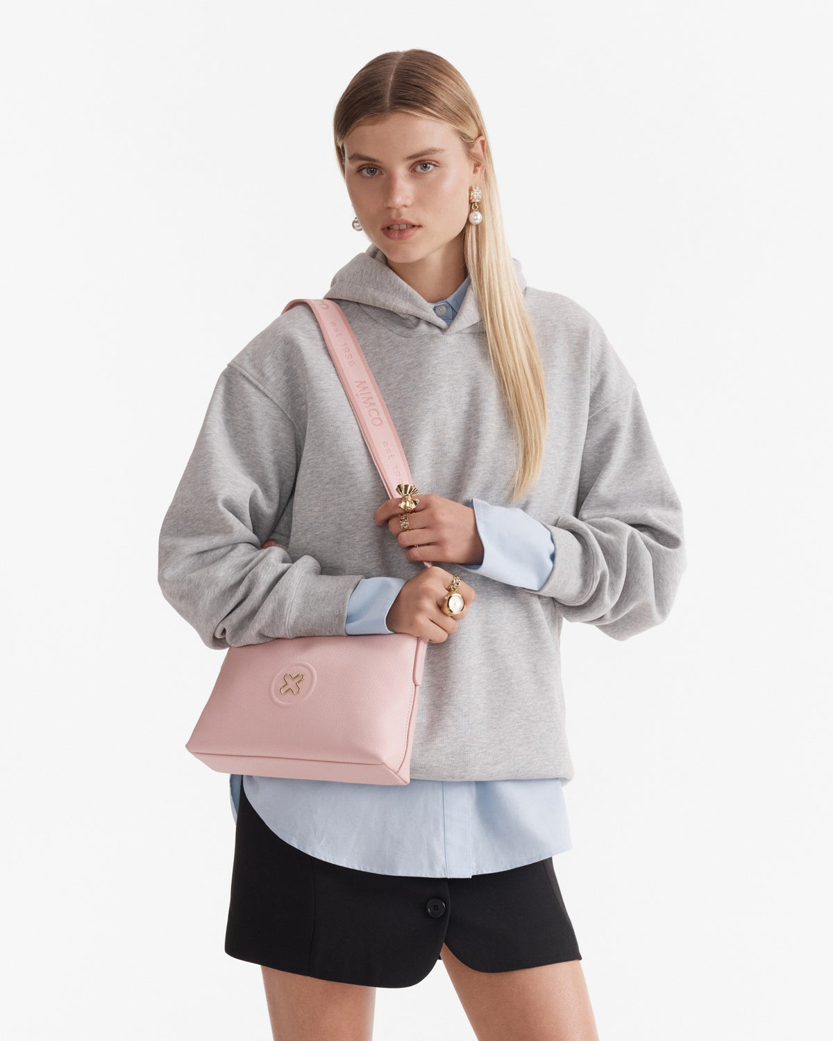 Bay Crossbody Bag - Pink Dust