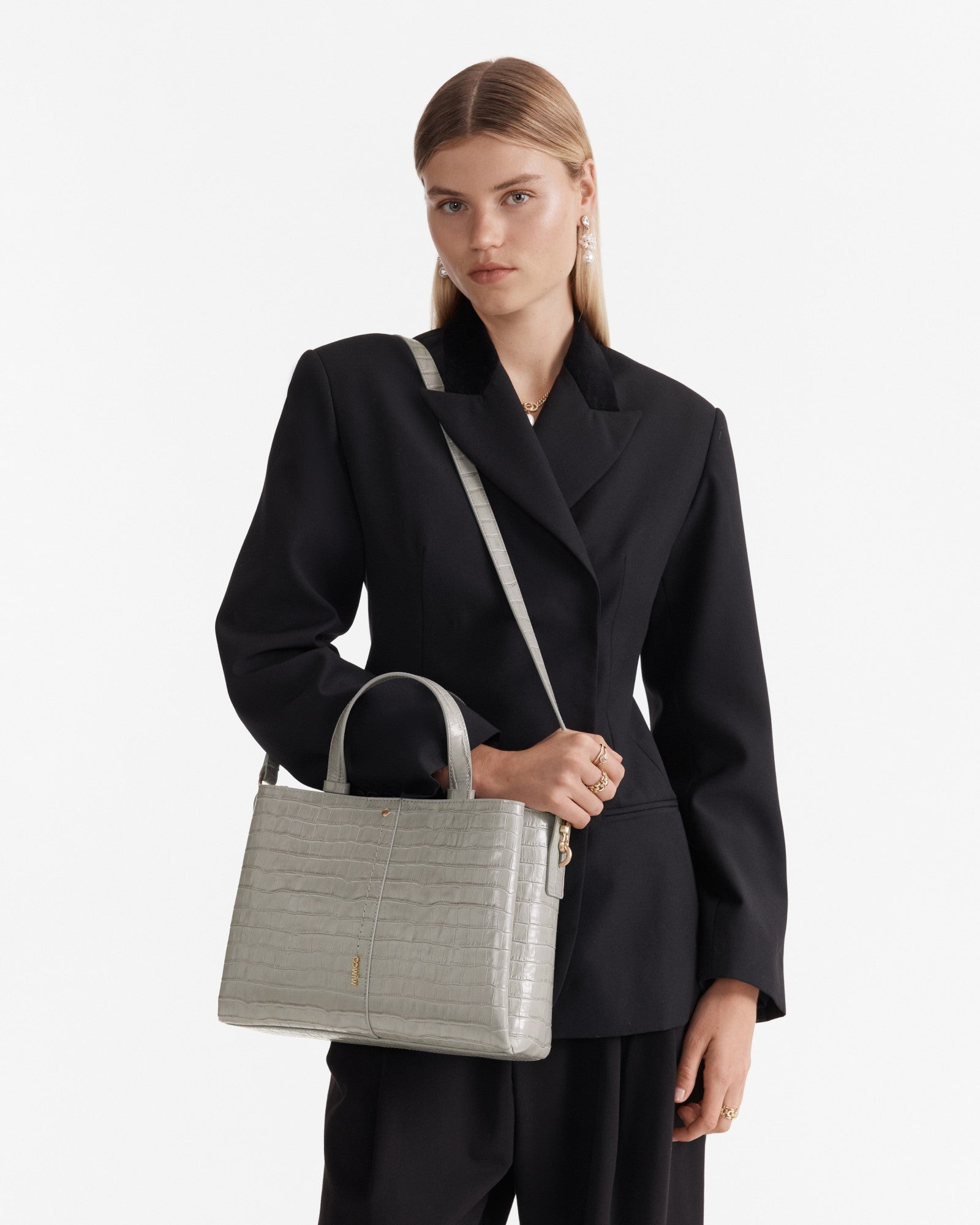 Metro Mini Tote Bag - Grey Sky