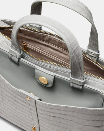 Metro Mini Tote Bag - Grey Sky