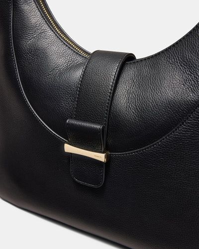 Chelsea Small Hobo Bag - Black Light Gold