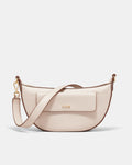 Preston Crescent Crossbody Bag - Linen