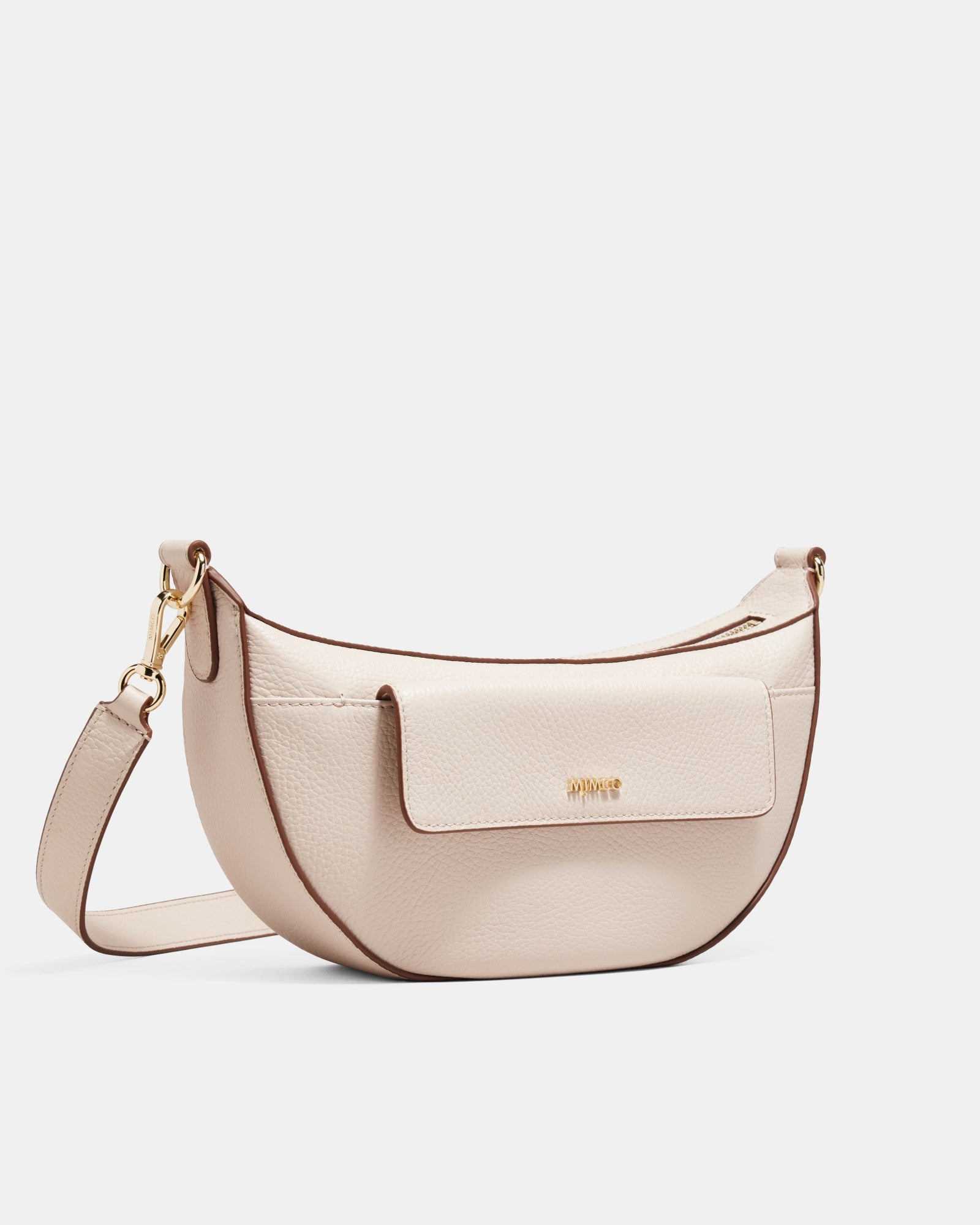 Preston Crescent Crossbody Bag - Linen