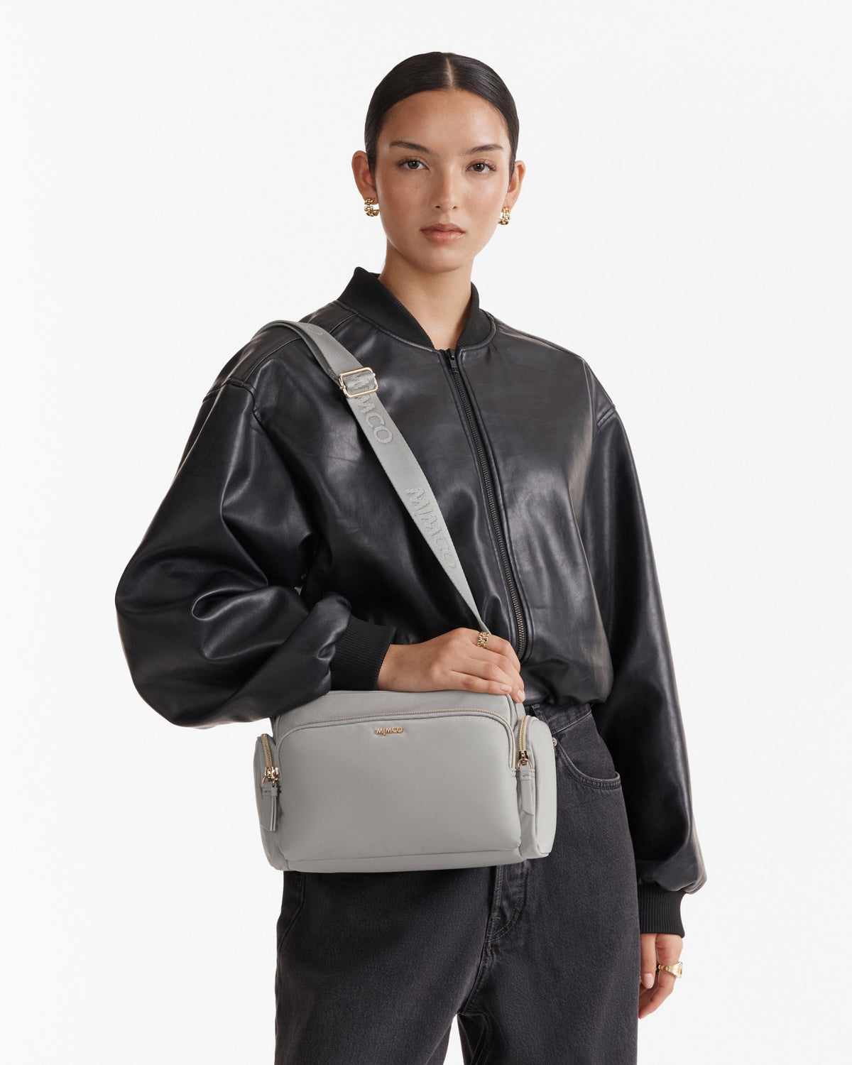 The Stage Crossbody Bag - Grey Sky