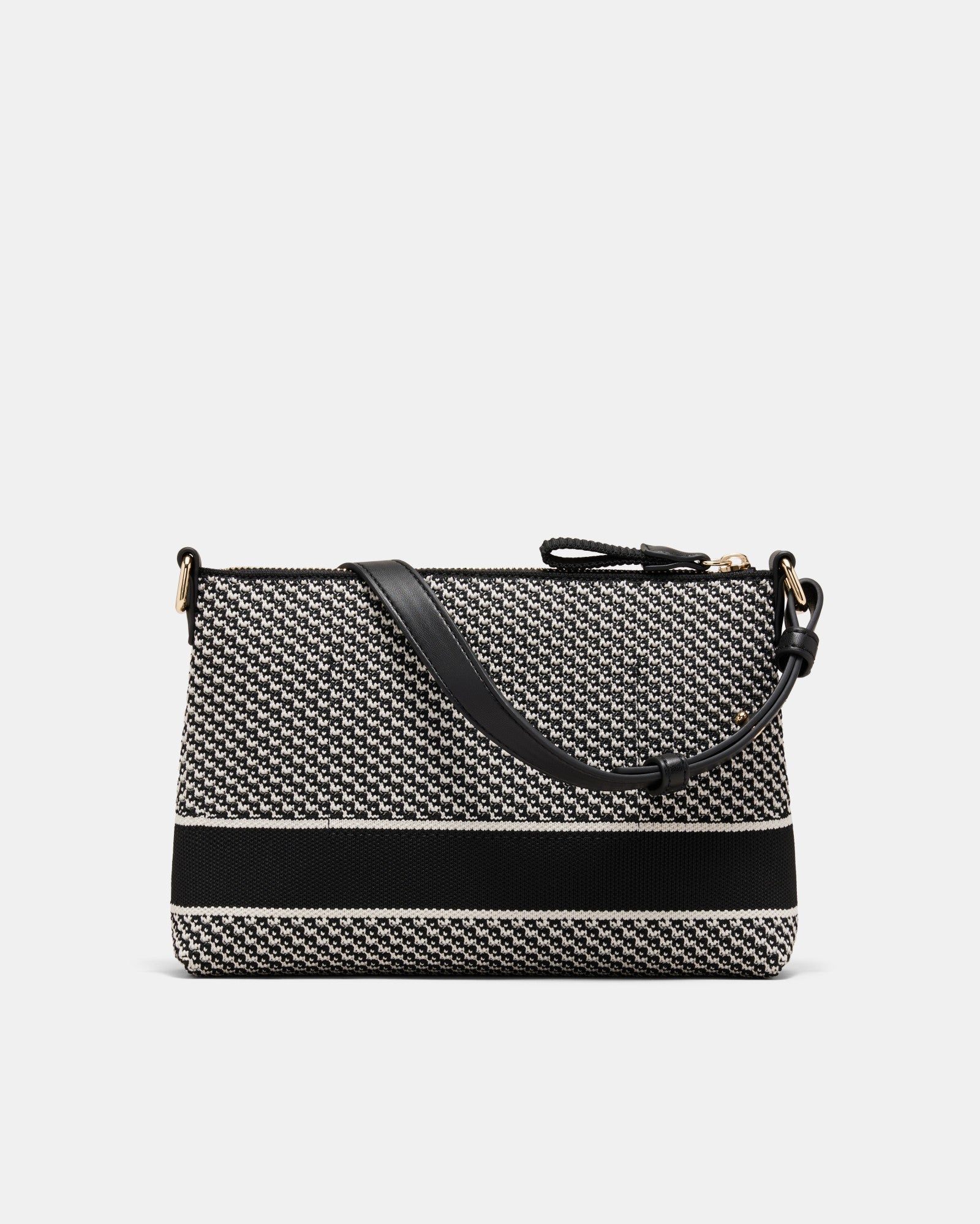 Blondie Crossbody Bag - Black White