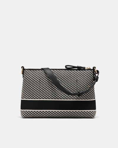 Blondie Crossbody Bag - Black White